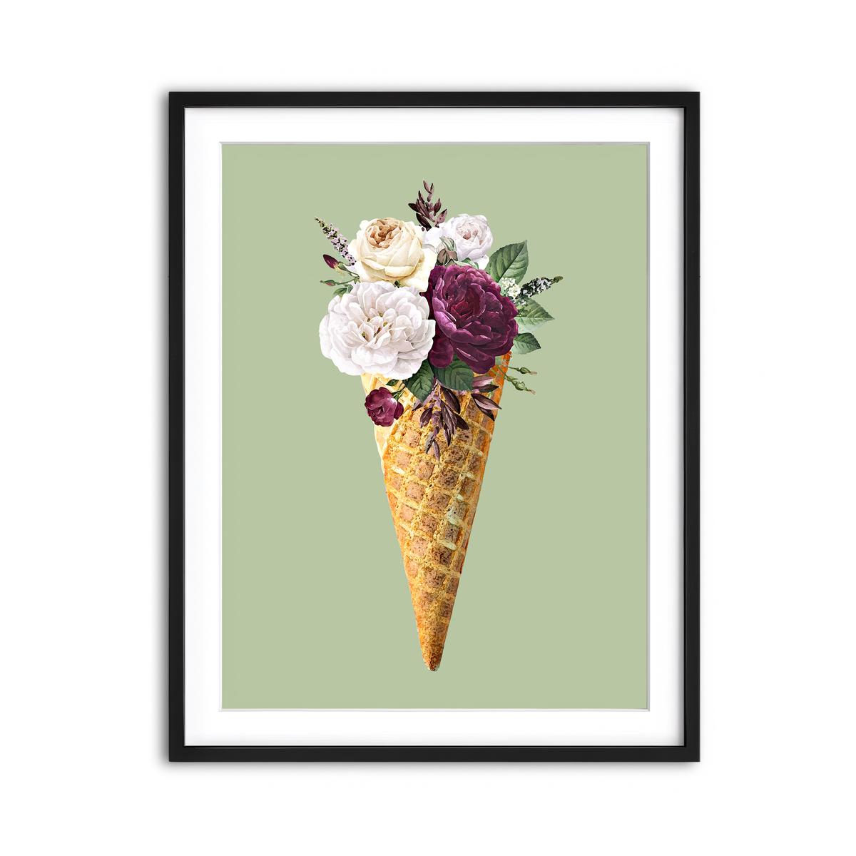 Framed Print 3x4 Black
