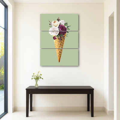 AUTO-MOCKUP ROOM | Cone flower canvas art