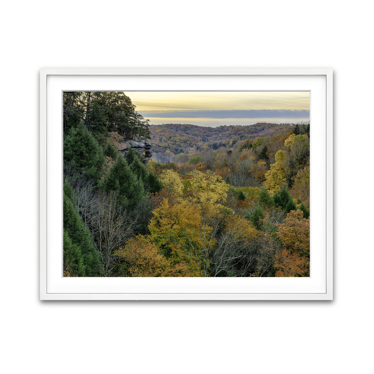 Framed Print 4x3 White