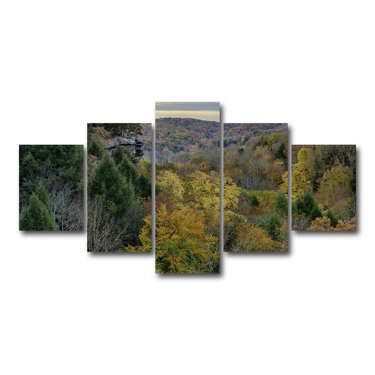 AUTO-MOCKUP WHITE | Conkle's Hollow State Nature Preserve | 5 Piece | Gallery Wrap Canvas | group=5_short