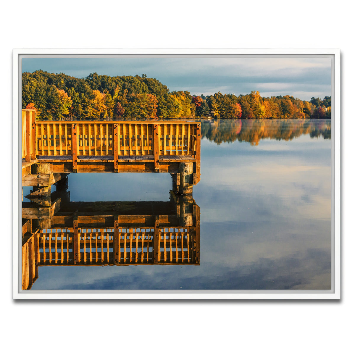 AUTO-MOCKUP WHITE | Connecticut Autumn | 1 Piece | White Framed Canvas | group=4x3