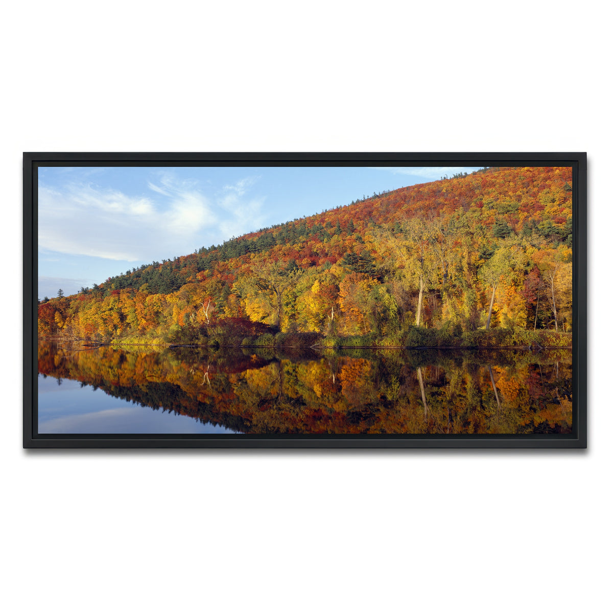 AUTO-MOCKUP WHITE | Connecticut River | 1 Piece | Black Framed Canvas | group=2x1