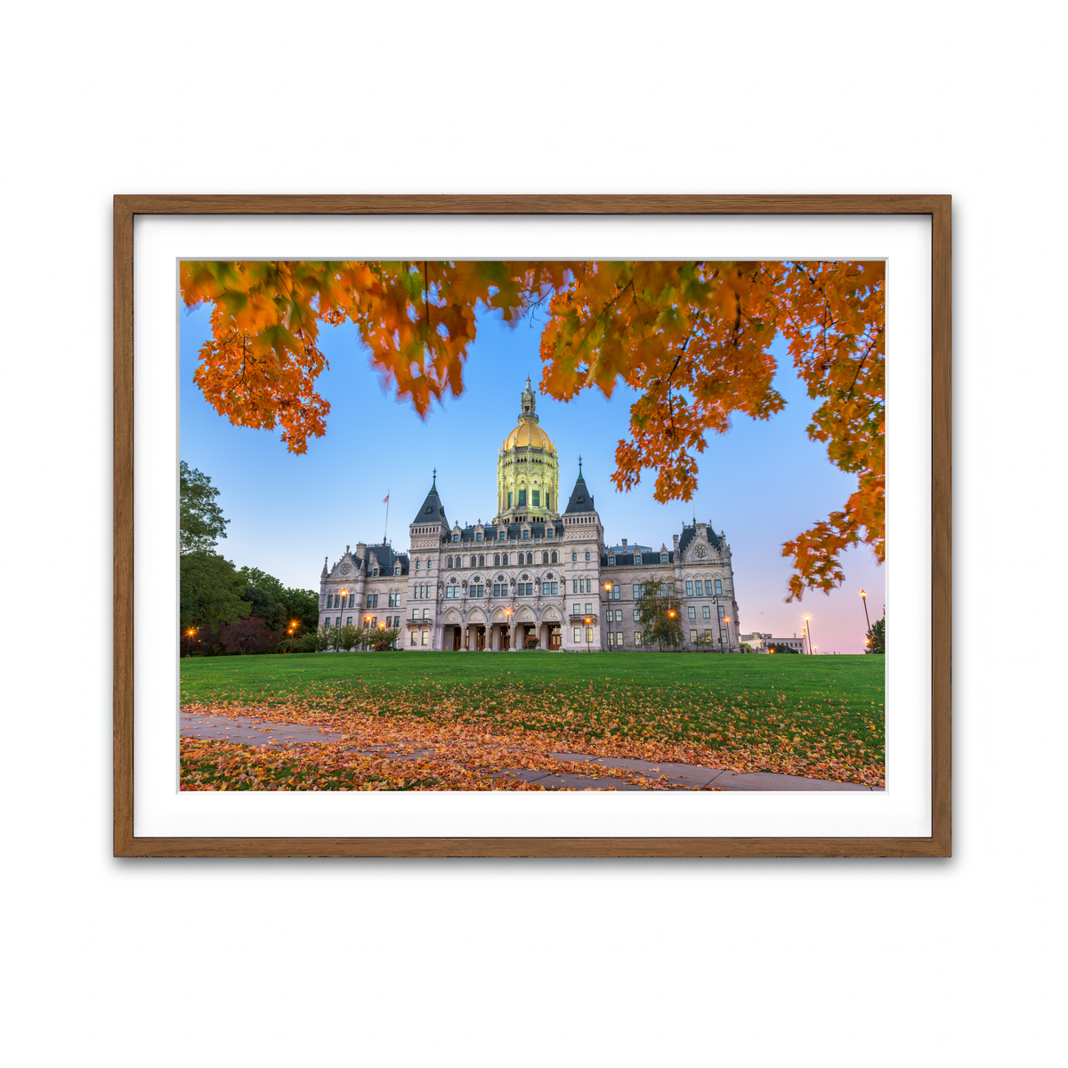 Framed Print 4x3 Walnut