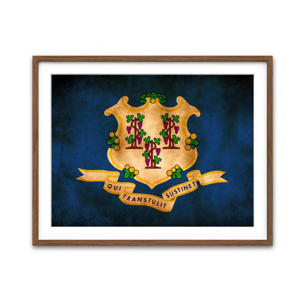 Framed Print 4x3 Walnut