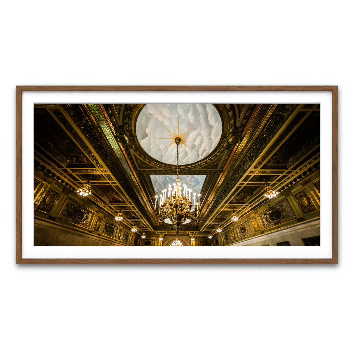 Framed Print 2x1 Walnut