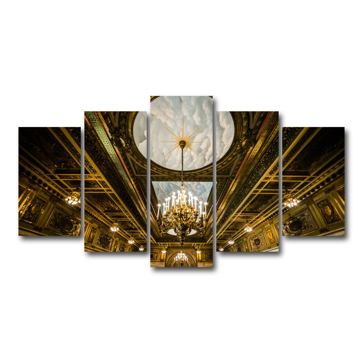 AUTO-MOCKUP WHITE | Connecticut State Library - Interior | 5 Piece | Gallery Wrap Canvas | group=5_normal