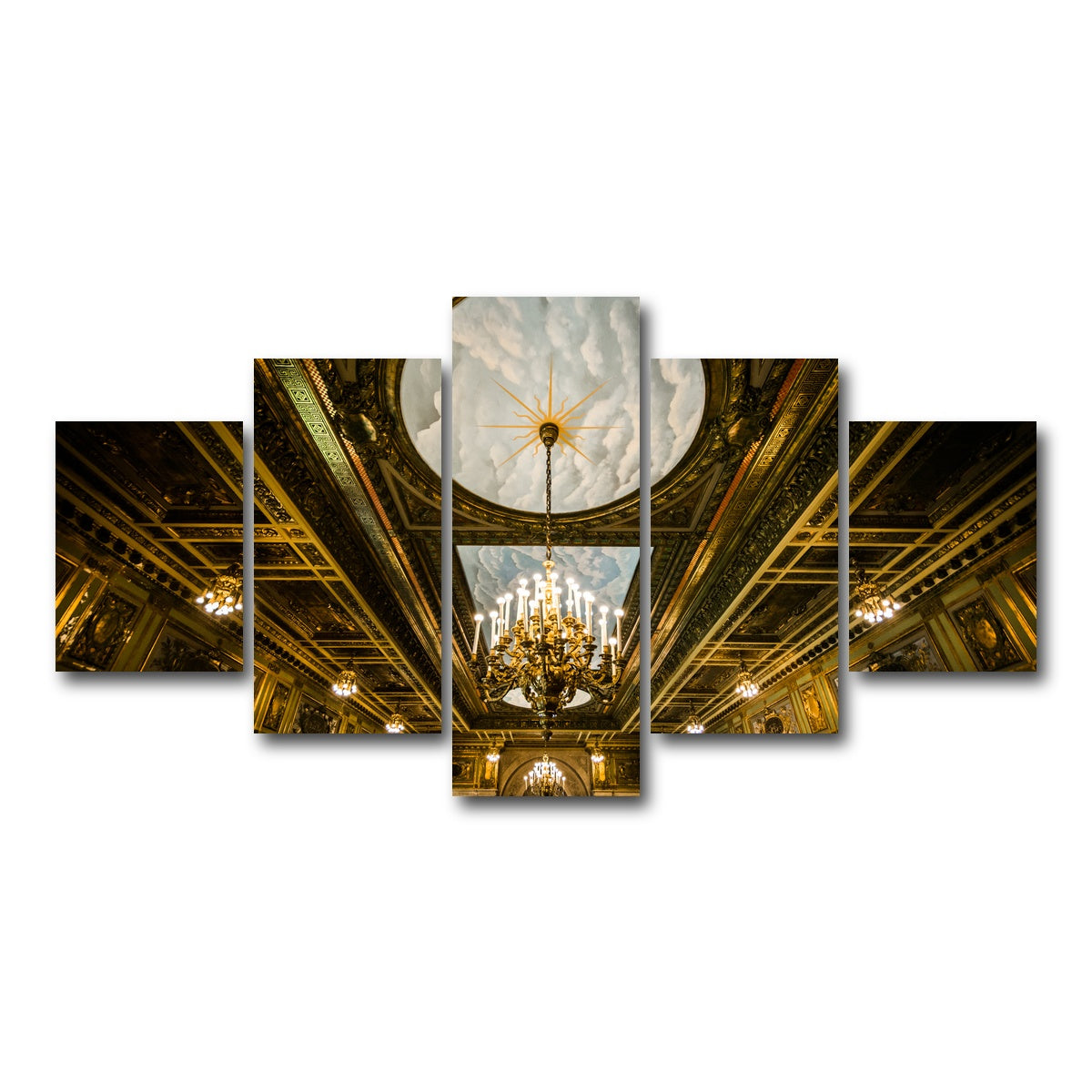 AUTO-MOCKUP WHITE | Connecticut State Library - Interior | 5 Piece | Gallery Wrap Canvas | group=5_short