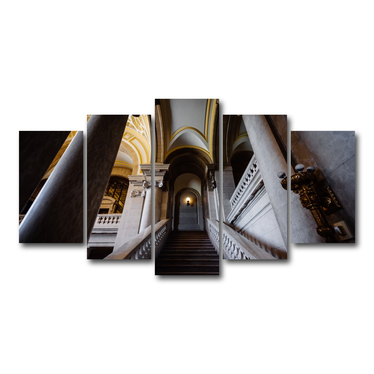 AUTO-MOCKUP WHITE | Connecticut State Library | 5 Piece | Gallery Wrap Canvas | group=5_normal