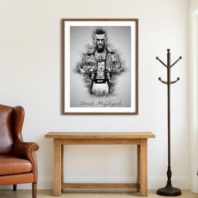 AUTO-MOCKUP ROOM | Conor McGregor Wall Art