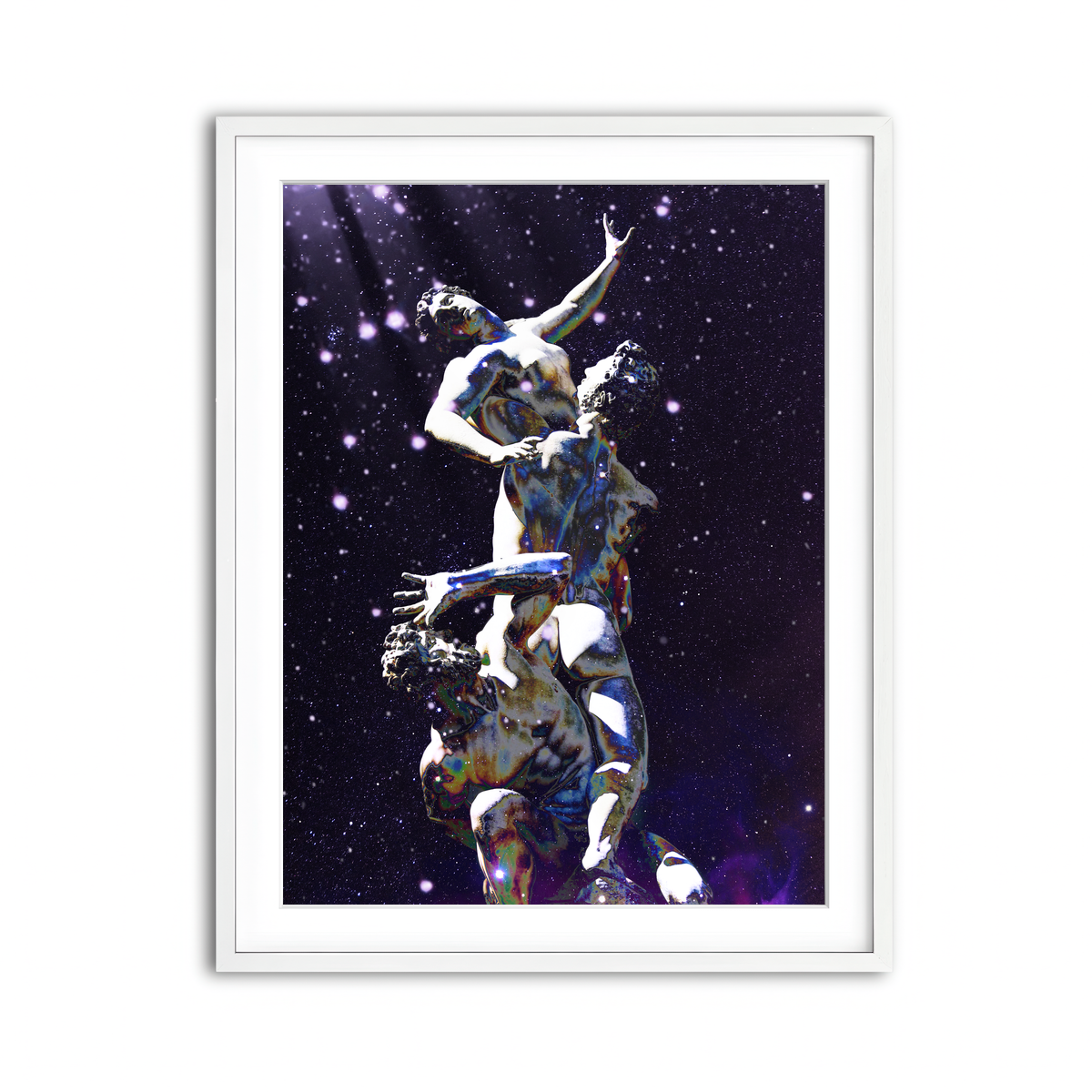 Framed Print 3x4 White