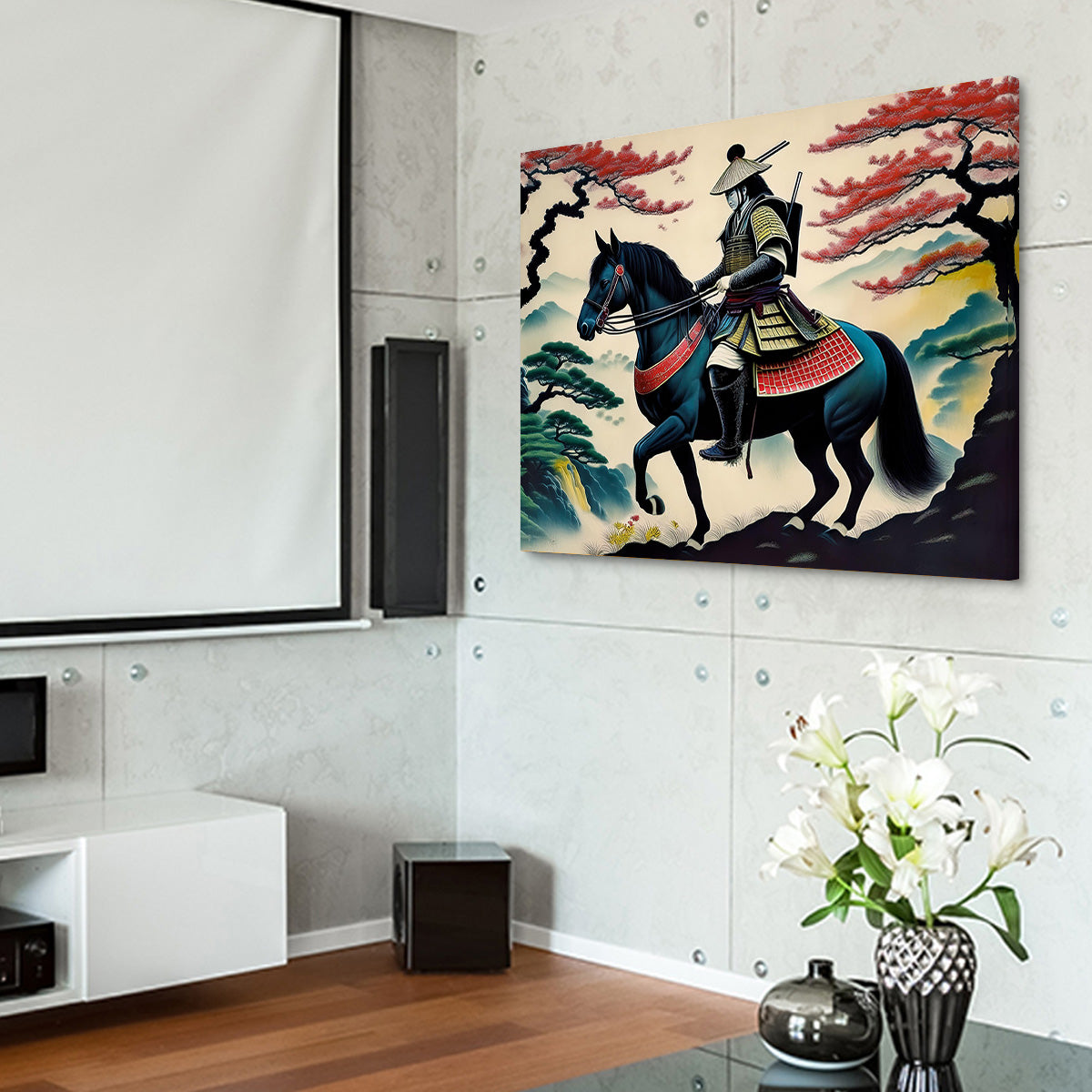 Contemporary Samurai Art Wall Art