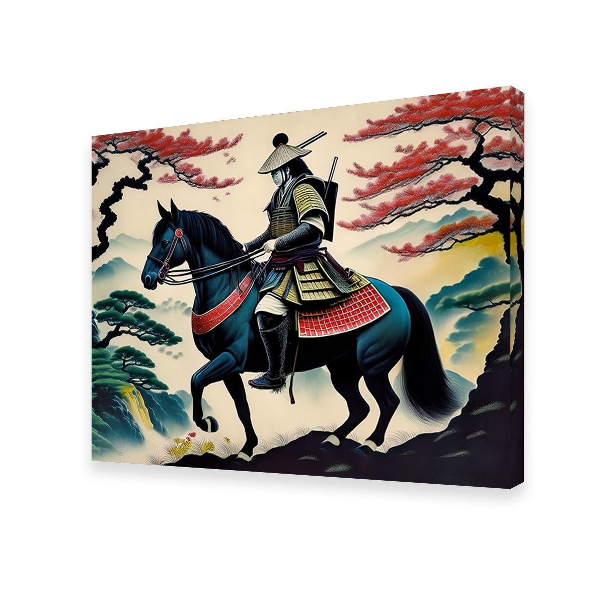 Contemporary Samurai Art Wall Art