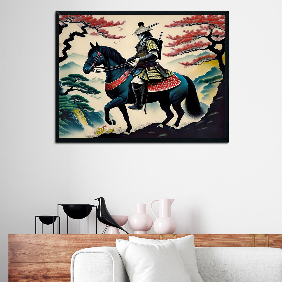 Contemporary Samurai Art Wall Art