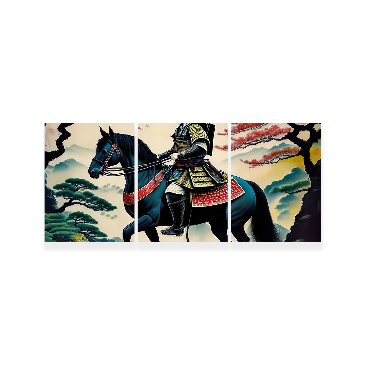 Contemporary Samurai Art Wall Art
