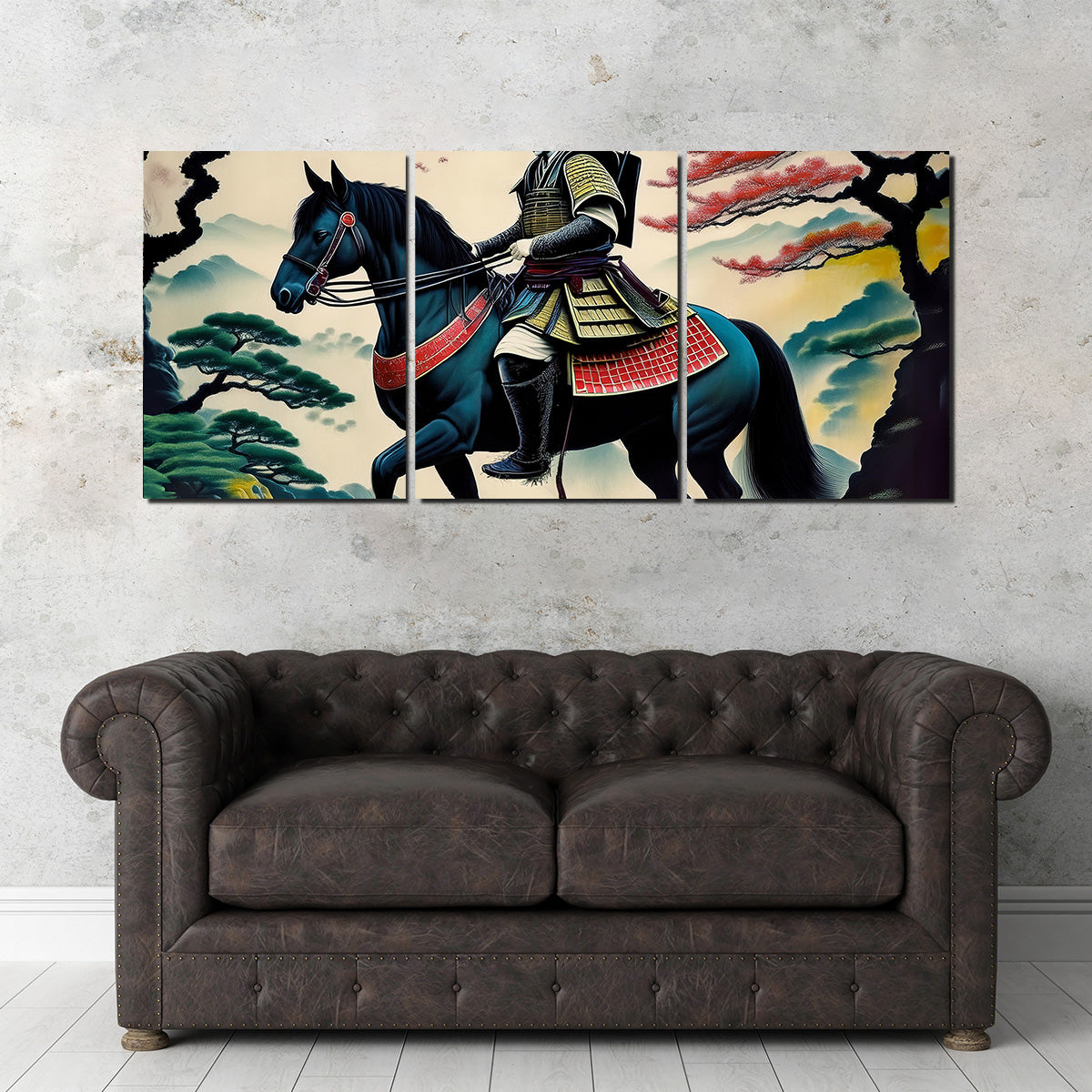 Contemporary Samurai Art Wall Art