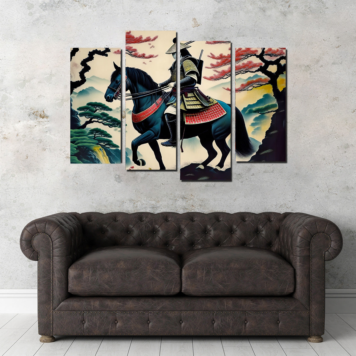 Contemporary Samurai Art Wall Art