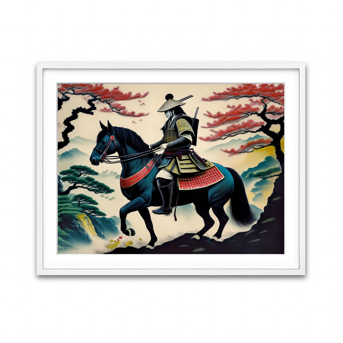 Framed Print 4x3 White