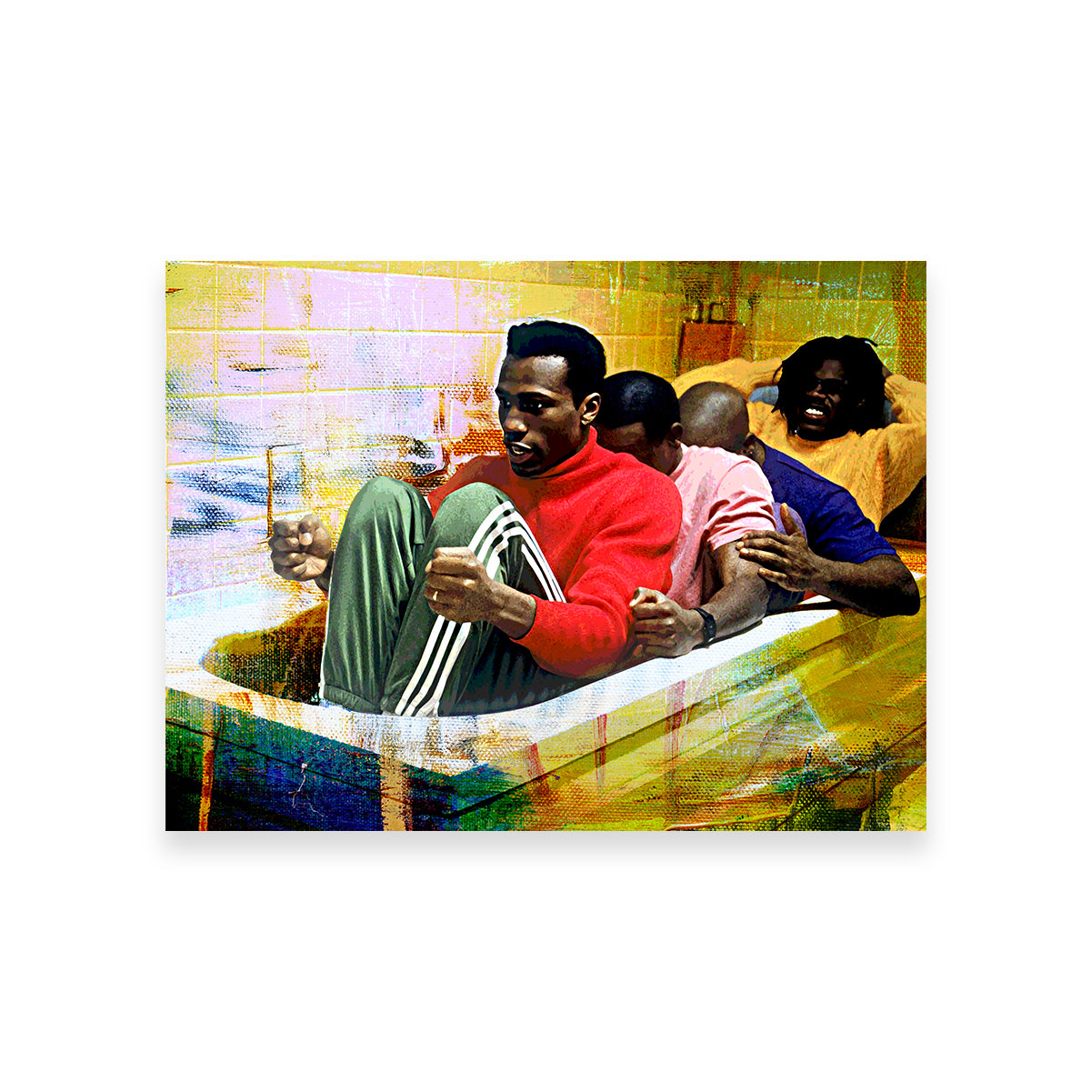 Cool Runnings Bathtub Wall Art