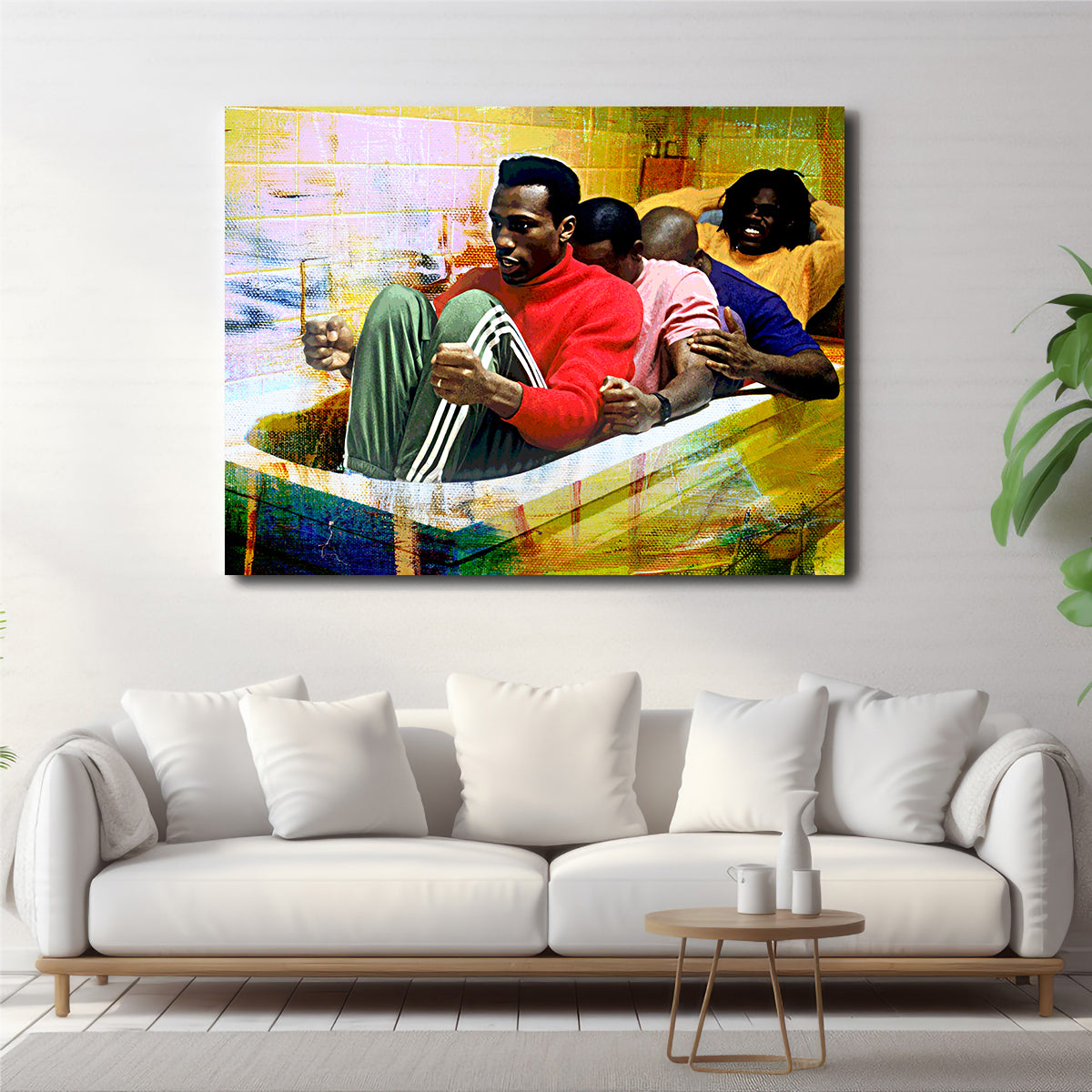 Cool Runnings Bathtub Wall Art