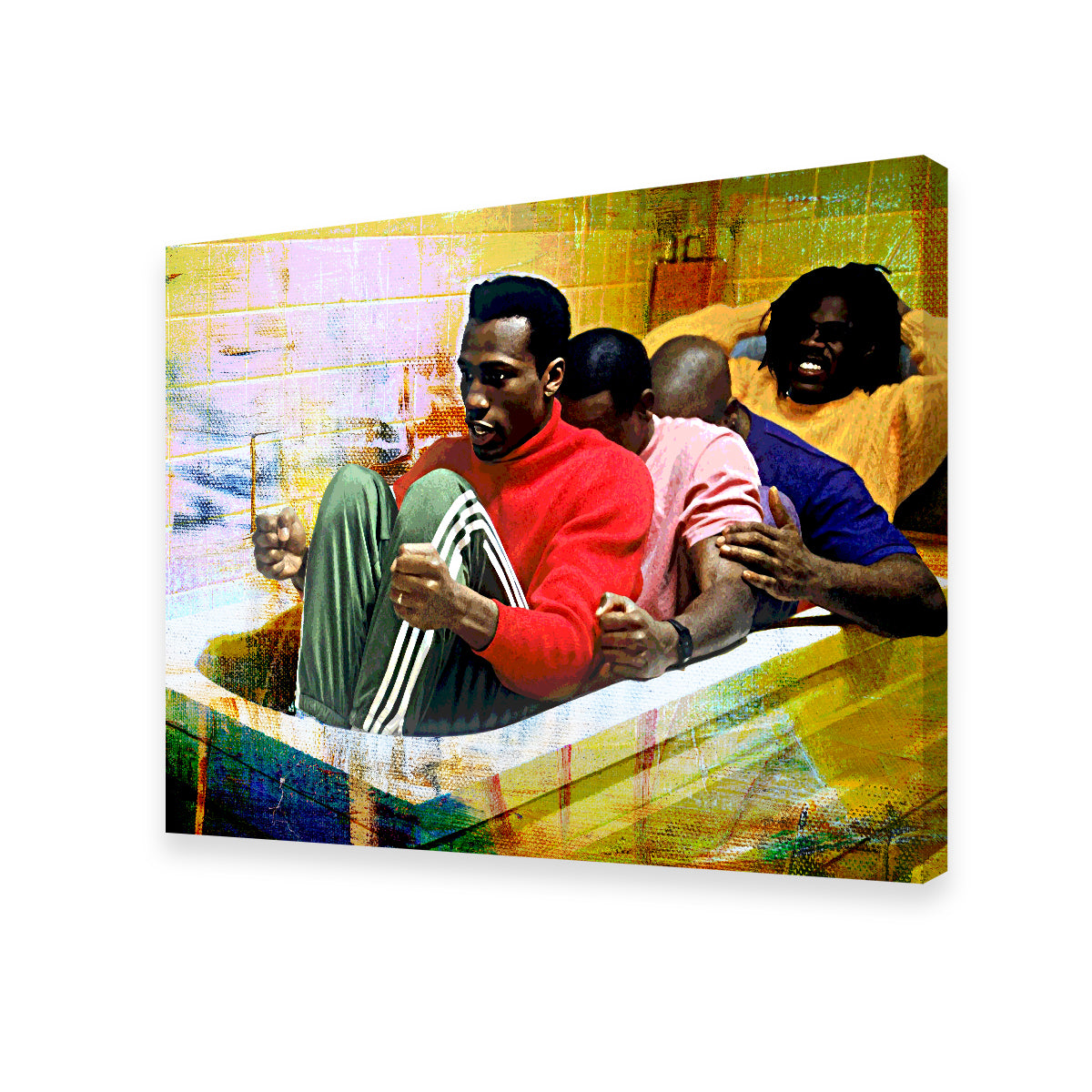 Cool Runnings Bathtub Wall Art