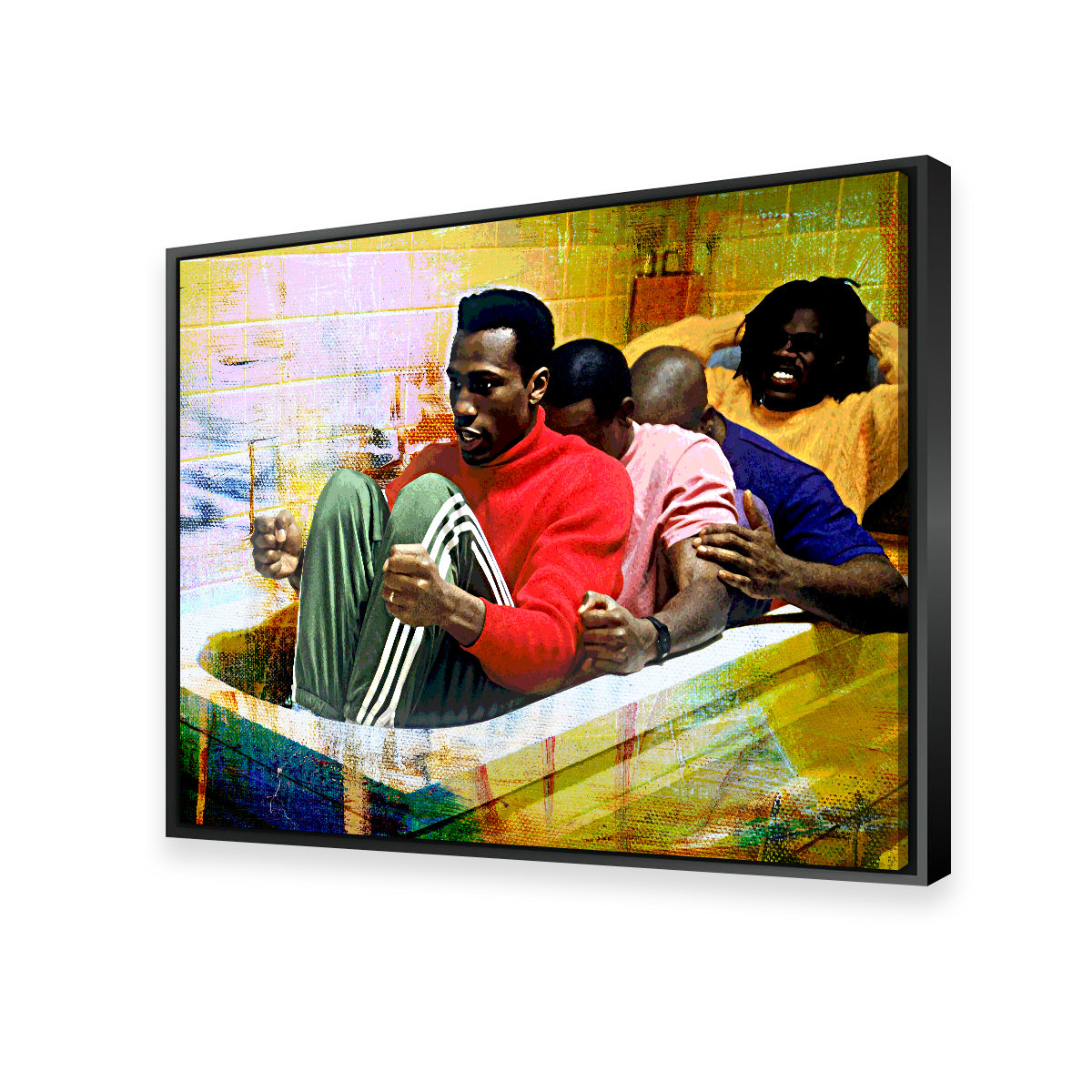 Cool Runnings Bathtub Wall Art