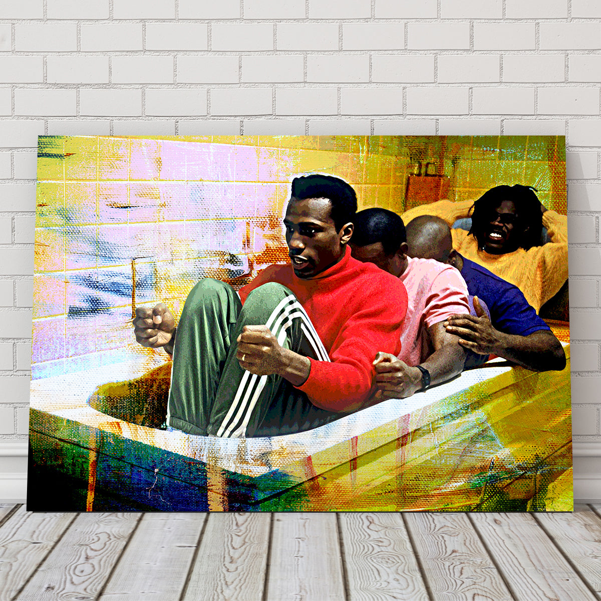 Cool Runnings Bathtub Wall Art