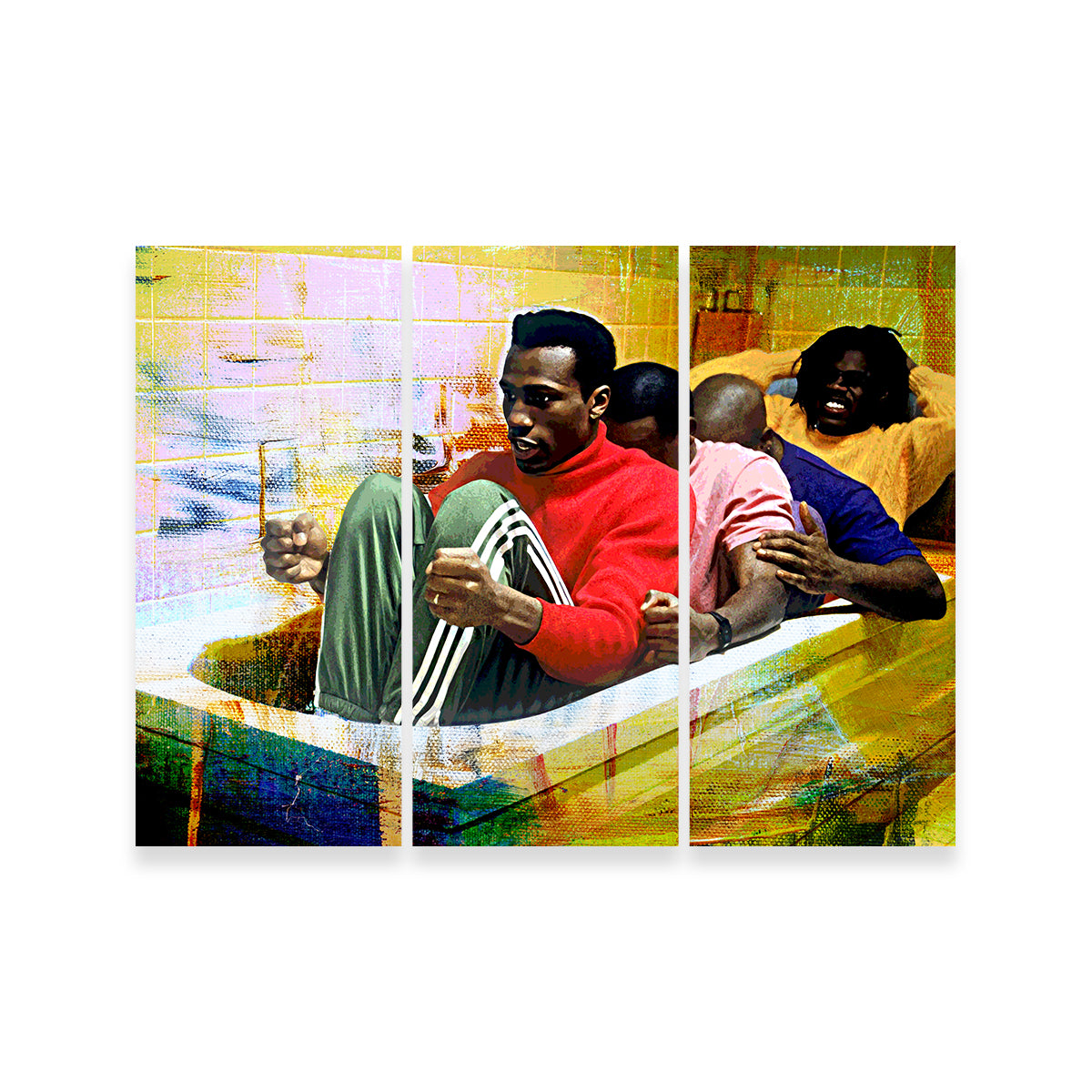 Cool Runnings Bathtub Wall Art