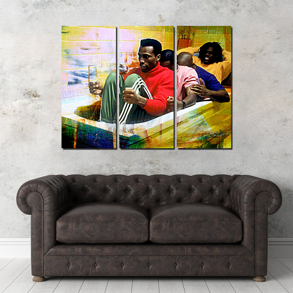 Cool Runnings Bathtub Wall Art