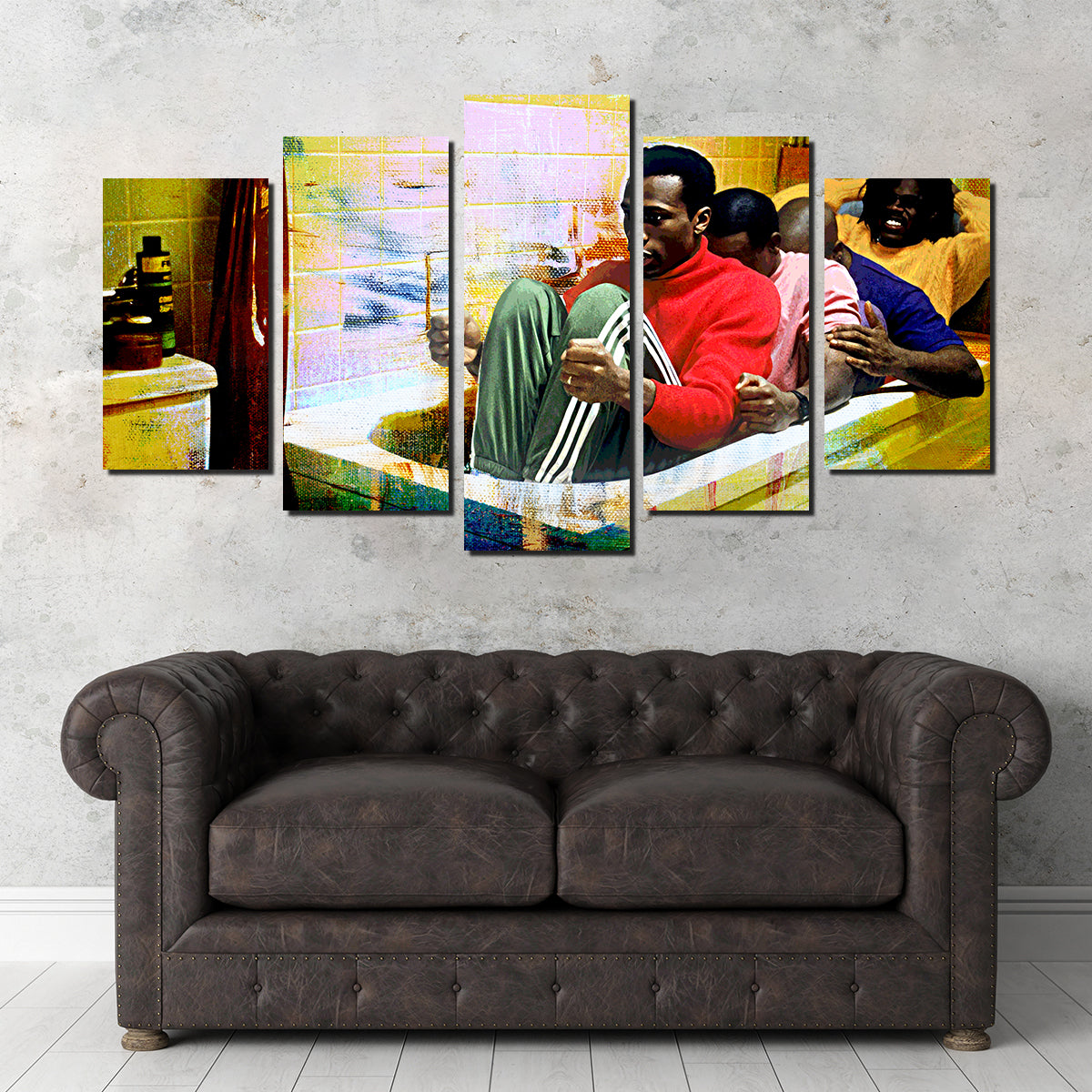 Cool Runnings Bathtub Wall Art