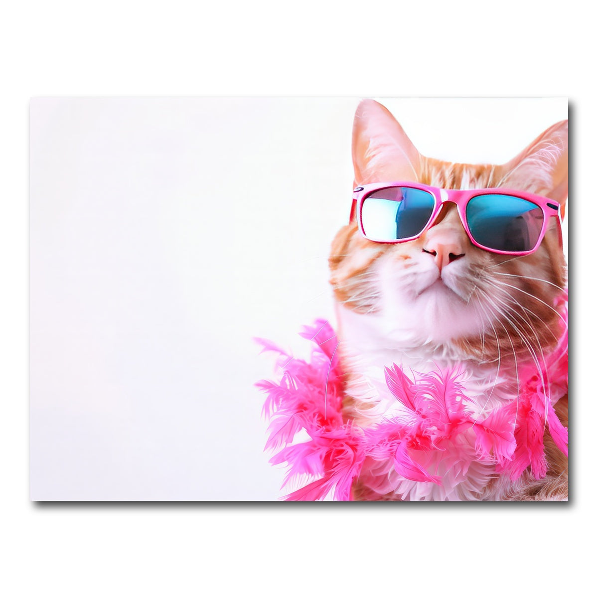 AUTO-MOCKUP WHITE | Cool Cat | 1 Piece | Gallery Wrap Canvas | group=4x3