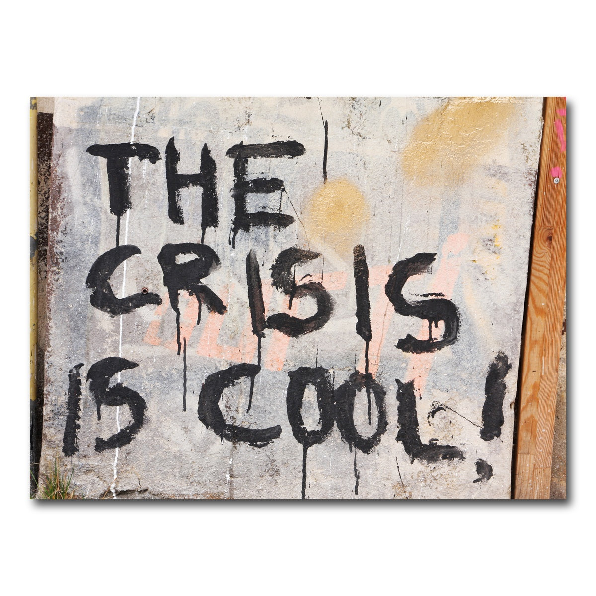 AUTO-MOCKUP WHITE | Cool Crisis - Berlin | 1 Piece | Gallery Wrap Canvas | group=4x3