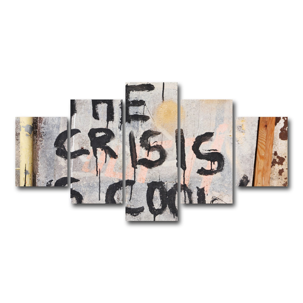 AUTO-MOCKUP WHITE | Cool Crisis - Berlin | 5 Piece | Gallery Wrap Canvas | group=5_short