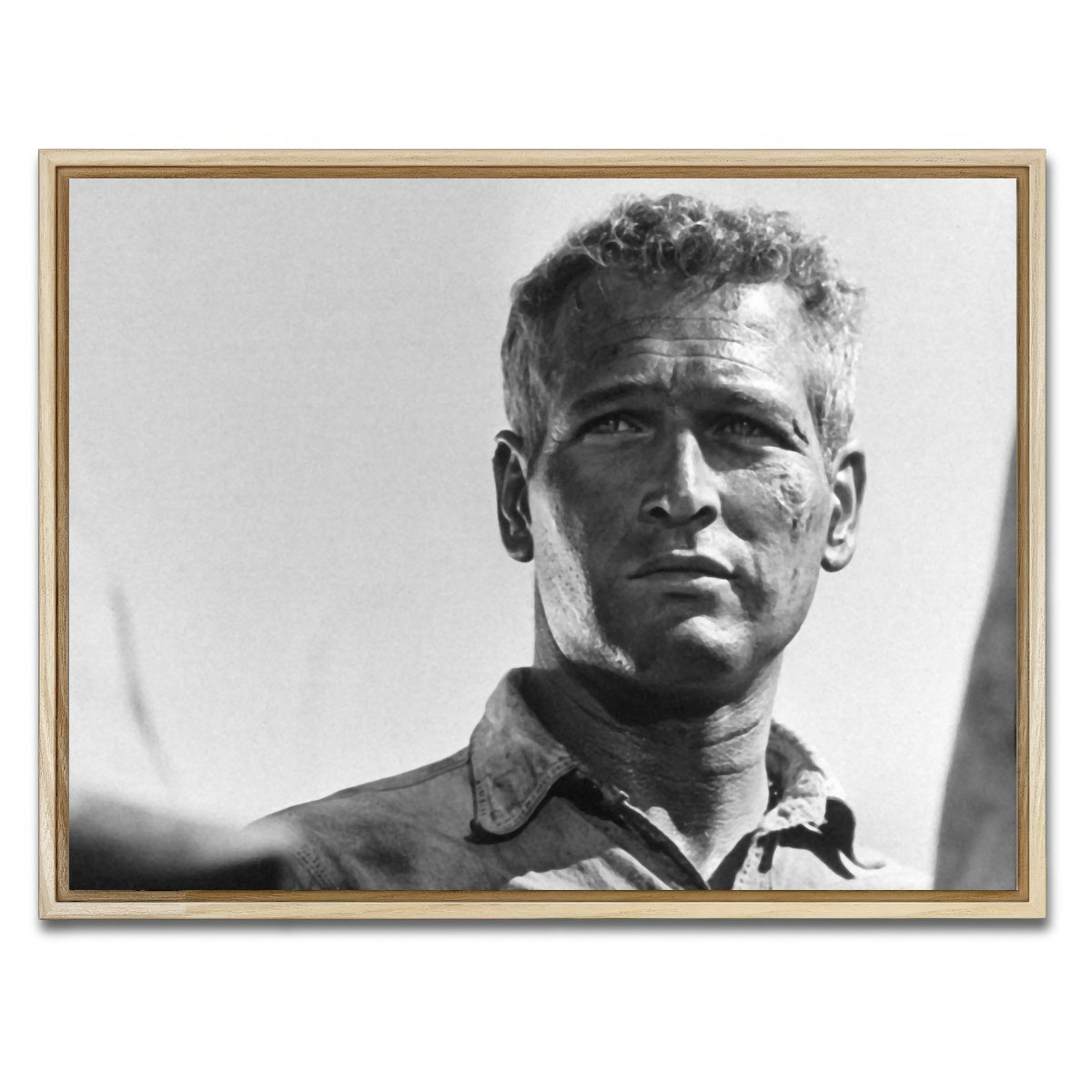 AUTO-MOCKUP WHITE | Cool Hand Luke | 1 Piece | Natural Framed Canvas | group=4x3