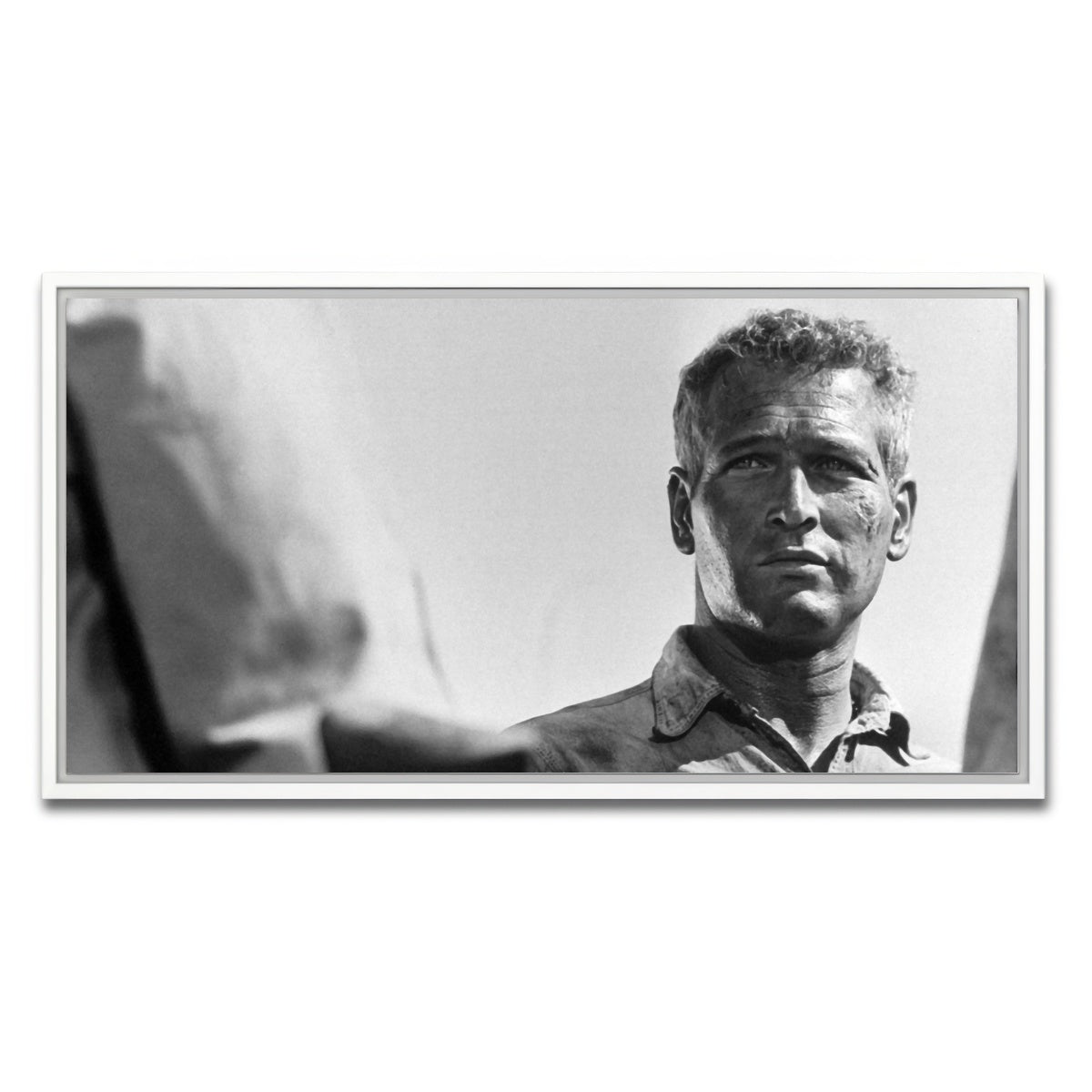 AUTO-MOCKUP WHITE | Cool Hand Luke | 1 Piece | White Framed Canvas | group=2x1
