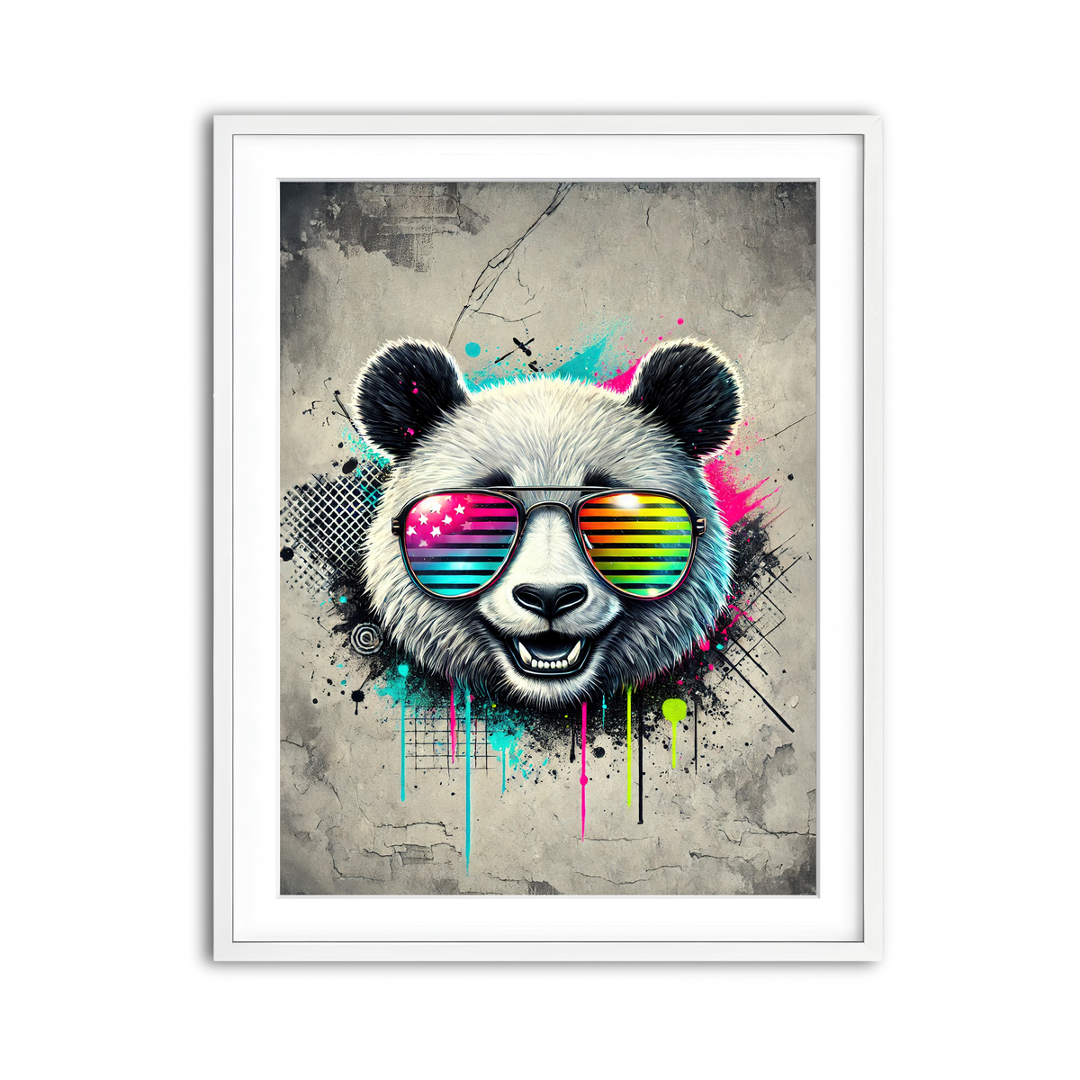 Framed Print 3x4 White