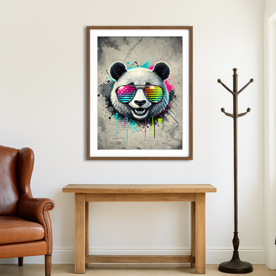 AUTO-MOCKUP ROOM | Cool Panda Wall Art