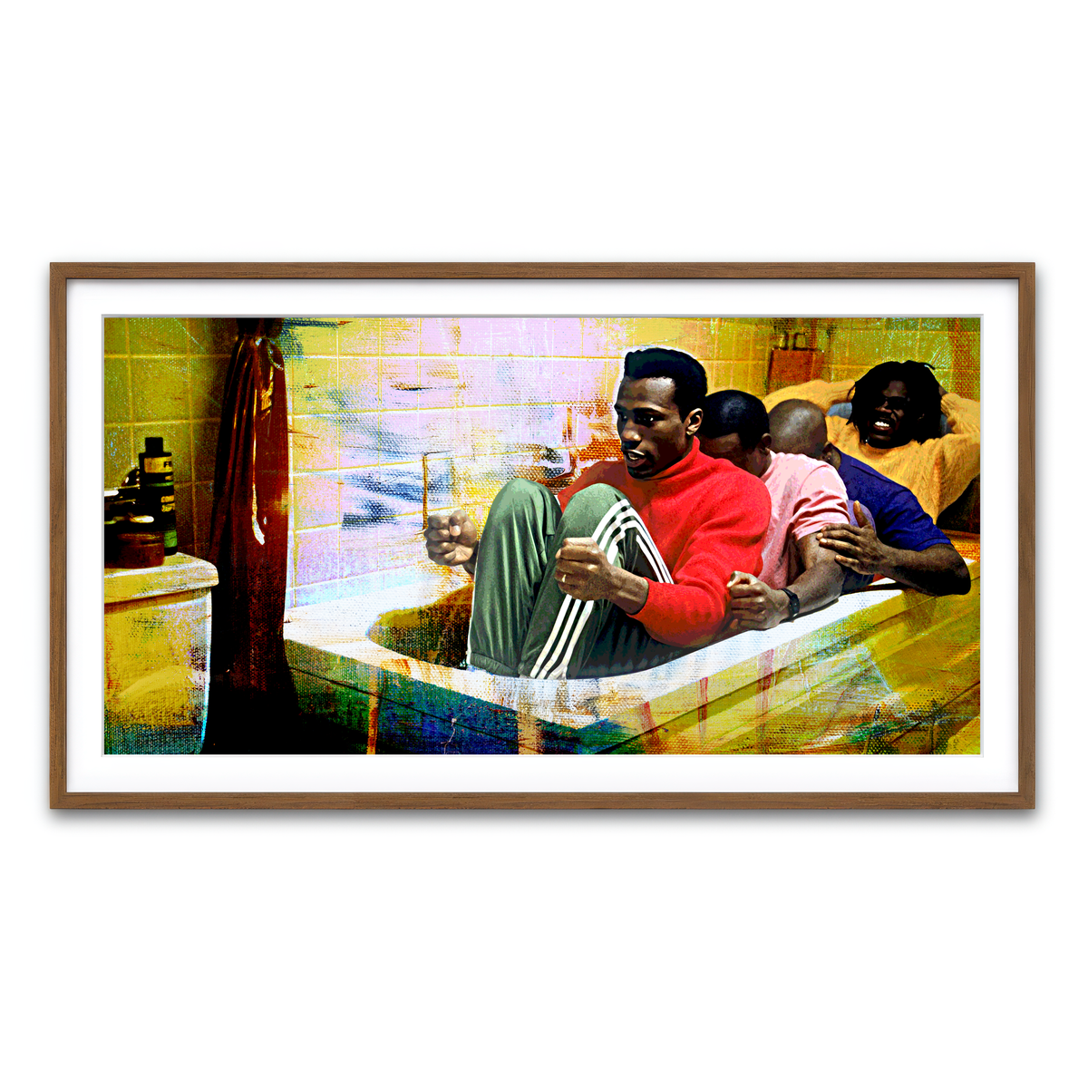 Framed Print 2x1 Walnut