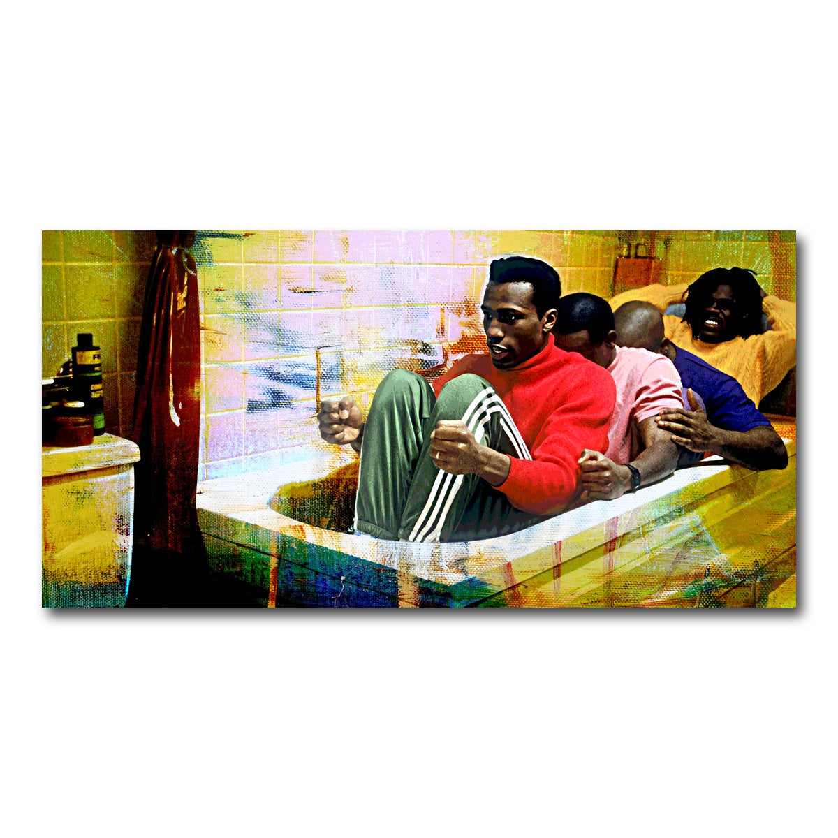 AUTO-MOCKUP WHITE | Cool Runnings Bathtub | 1 Piece | Gallery Wrap Canvas | group=2x1