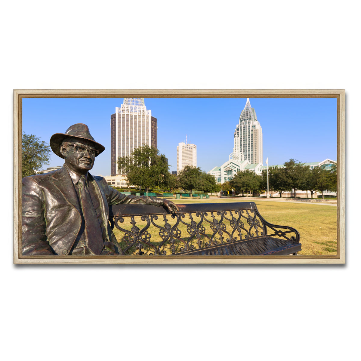 AUTO-MOCKUP WHITE | Cooper Riverside Park | 1 Piece | Natural Framed Canvas | group=2x1