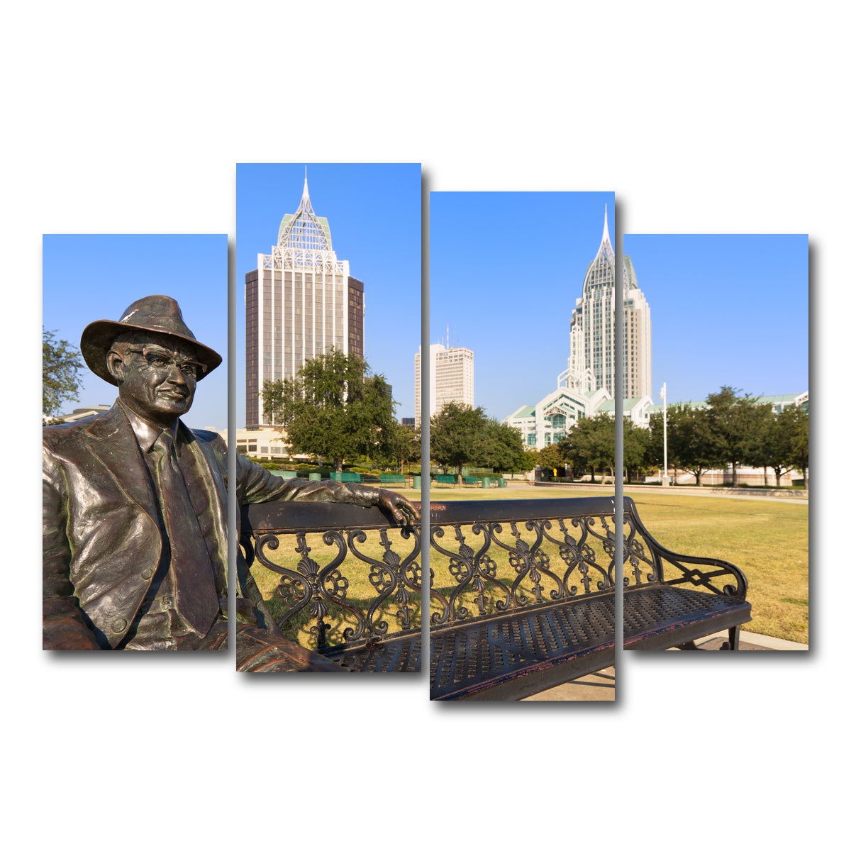 AUTO-MOCKUP WHITE | Cooper Riverside Park | 4 Piece | Gallery Wrap Canvas | group=4_normal