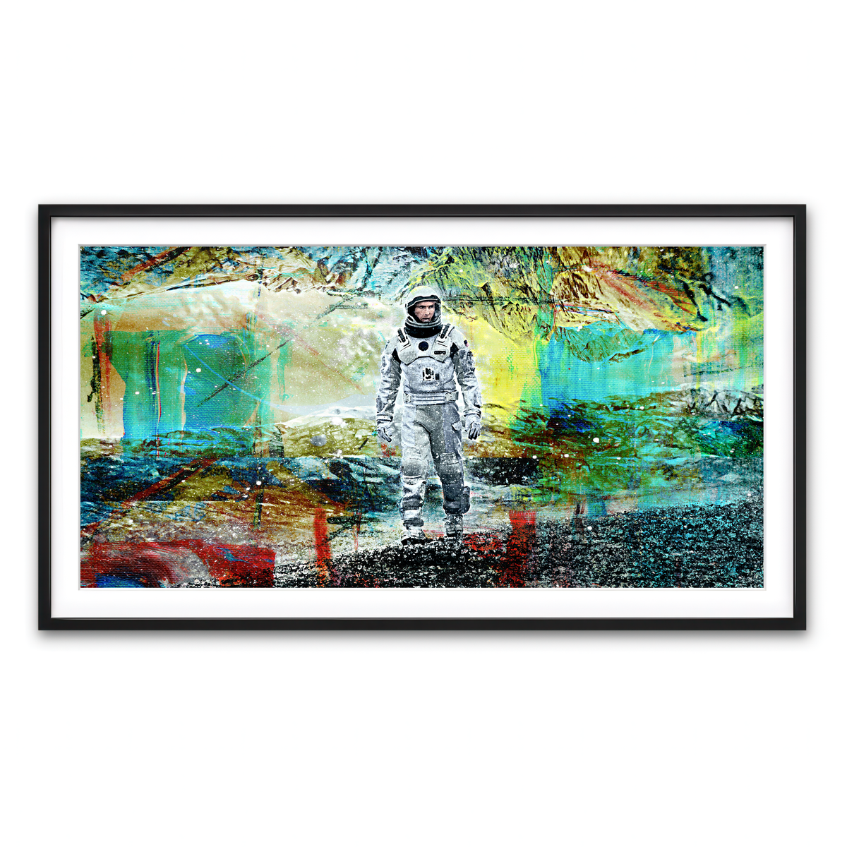 Framed Print 2x1 Black
