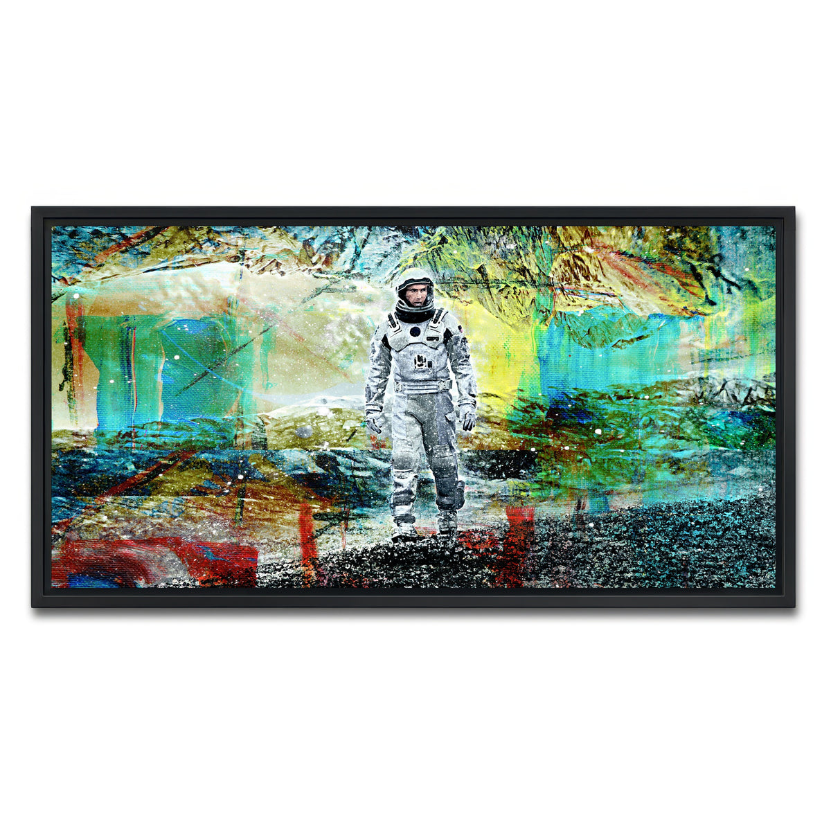 AUTO-MOCKUP WHITE | Cooper Walking | 1 Piece | Black Framed Canvas | group=2x1