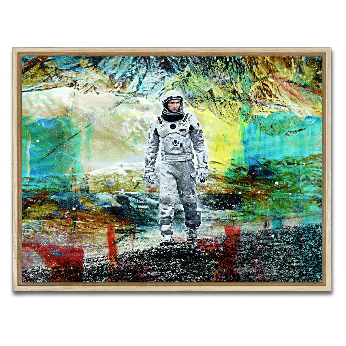 AUTO-MOCKUP WHITE | Cooper Walking | 1 Piece | Natural Framed Canvas | group=4x3