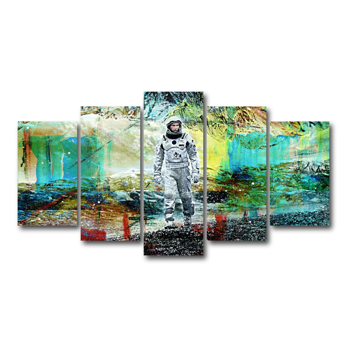 AUTO-MOCKUP WHITE | Cooper Walking | 5 Piece | Gallery Wrap Canvas | group=5_normal