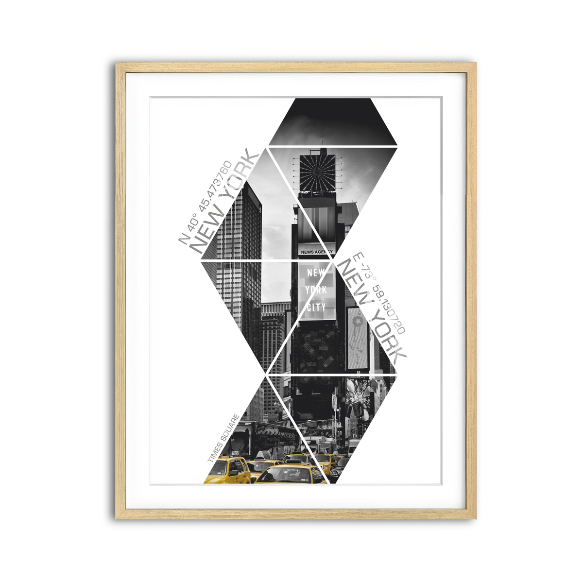 Framed Print 3x4 Natural