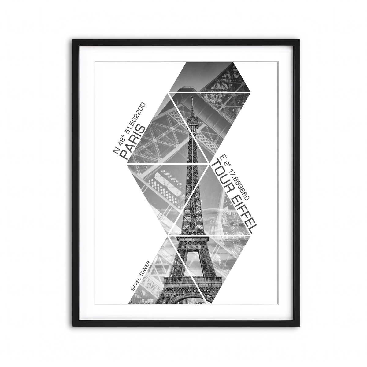 Framed Print 3x4 Black