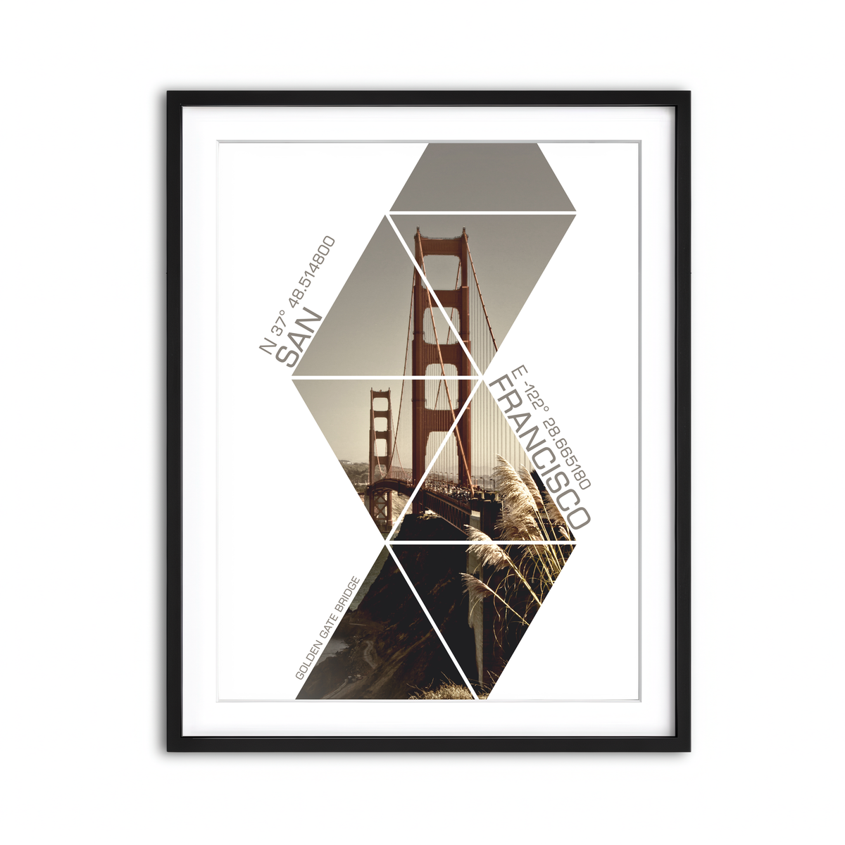 Framed Print 3x4 Black