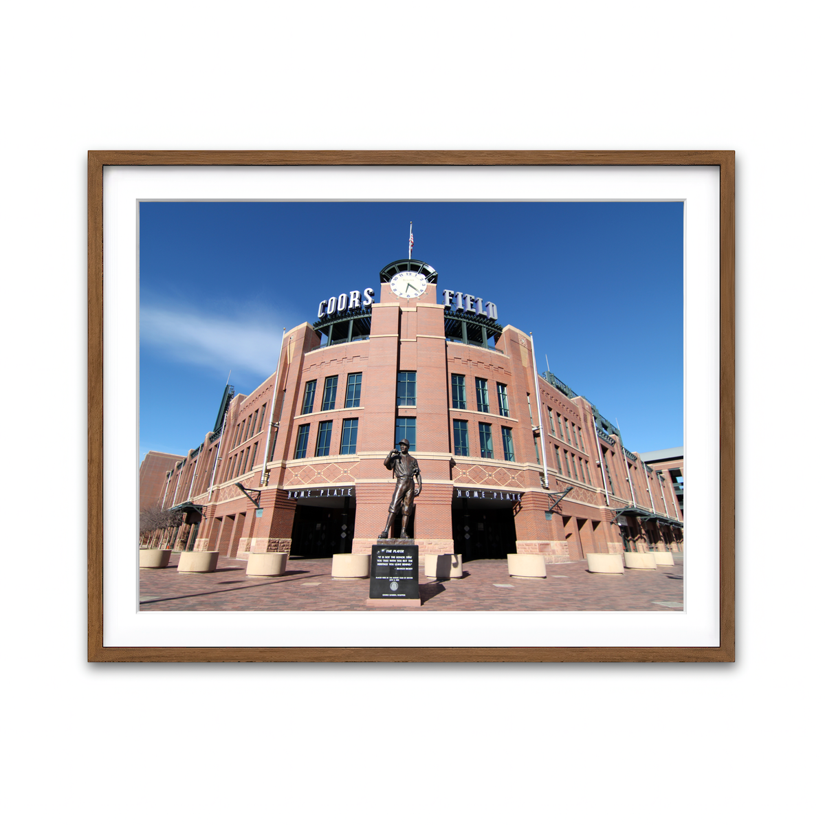 Framed Print 4x3 Walnut