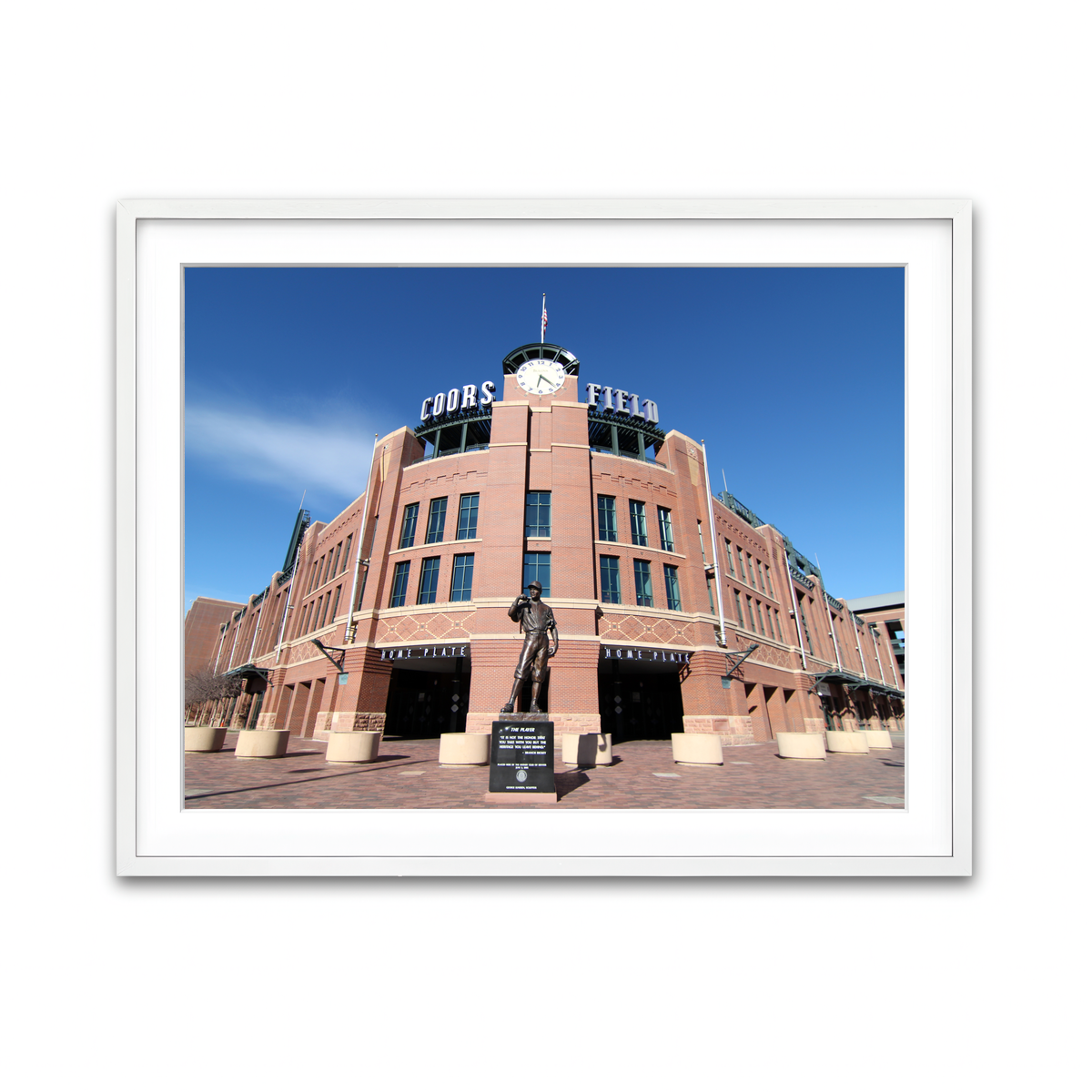 Framed Print 4x3 White