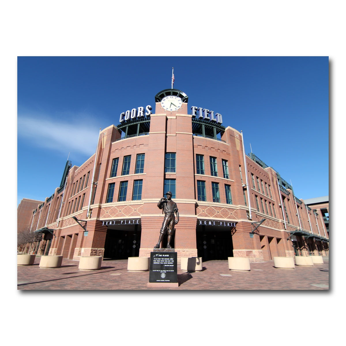 AUTO-MOCKUP WHITE | Coors Field | 1 Piece | Gallery Wrap Canvas | group=4x3